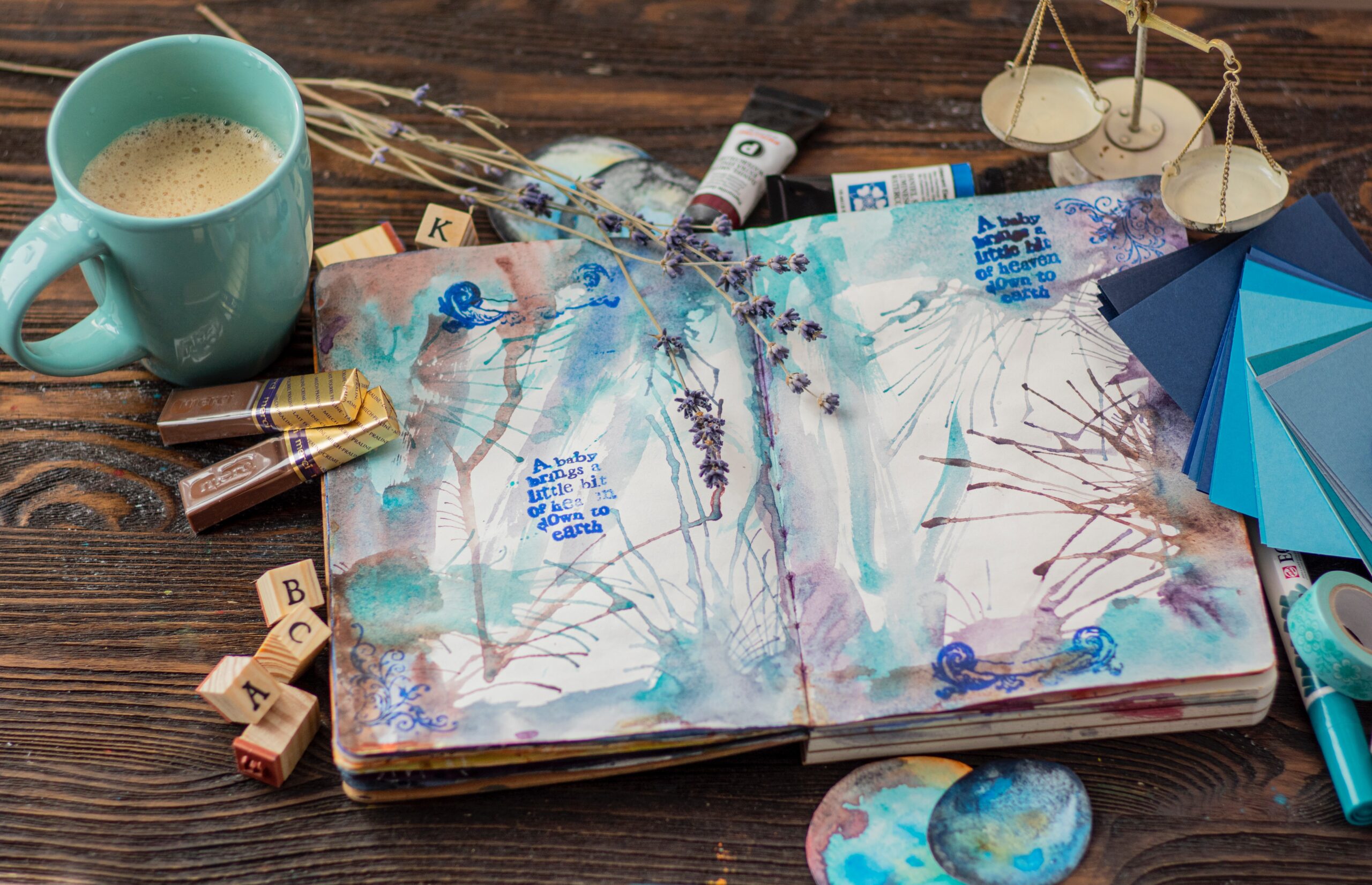 Art Sketchbooks: A Fun and Creative Way to Cope with Modern Stressors